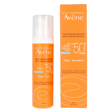 Avene sun флюид солнцезащитный для норм и комб кожи SPF50+ 50мл
