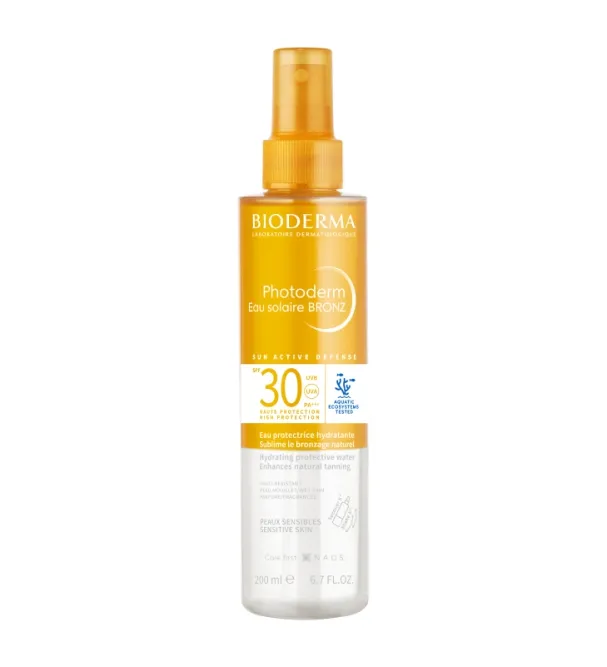 Bioderma photoderm bronz солнцезащитный спрей для загара SPF30+ 200мл