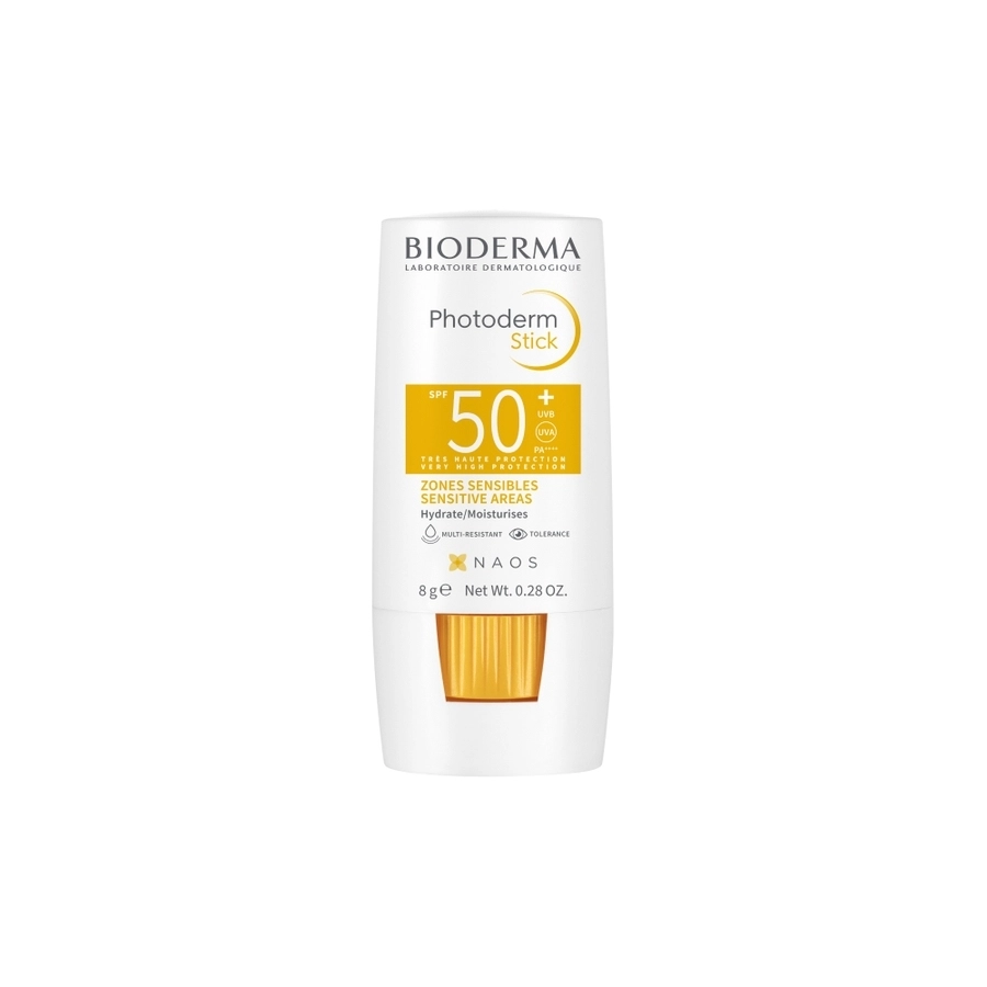 Bioderma photoderm стик солнцезащитный для чувствительных зон 50+SPF 8гр