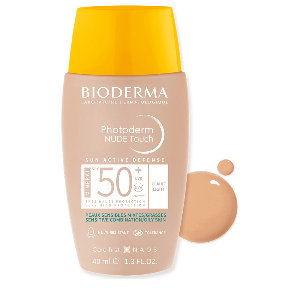 Bioderma солнцезащитный флюид Photoderm Nude Touch SPF50+ 40мл