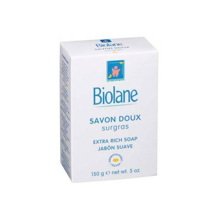 Biolane мыло нежное очищающее для детей с рождения 150г