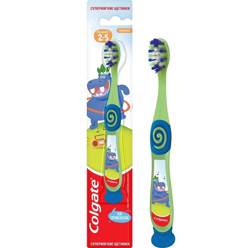 Colgate kids зуб щетка детская от 2-5лет №1