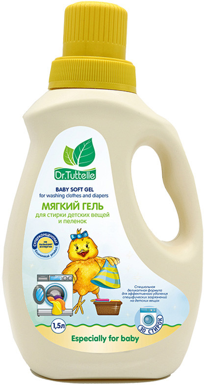 Dr Tuttelle гель мягкий для стирки детских вещей и пеленок 1,5л