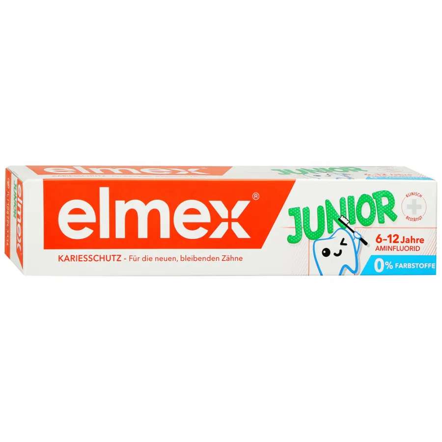 Elmex junior зуб паста от 6-12 лет 75мл
