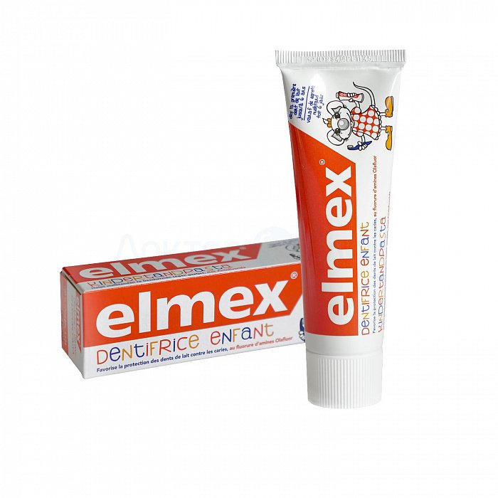 Elmex зуб паста детская от 0 до 6 лет 50мл