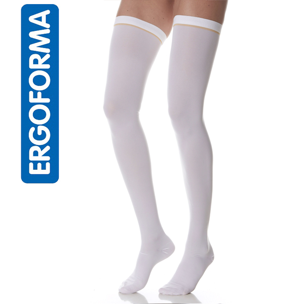Ergoforma чулки белые антиэмболические 2кл 25мм №5 227 Ergoforma чулки белые антиэмболические 2кл 25мм №5 227