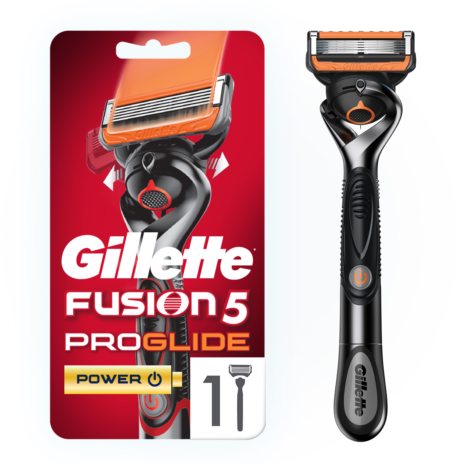 Gillette fusion proglide power бритва на батарейке со сменной касетой №1 Gillette fusion proglide power бритва на батарейке со сменной касетой №1