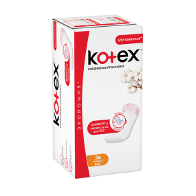 Kotex normal прокладки ежедневные №56