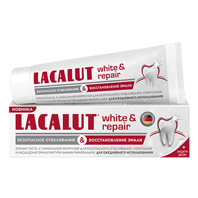 Lacalut зуб паста white & repair 75мл