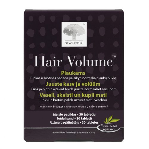 New Nordic hair volume таб для красоты и роста волос №30