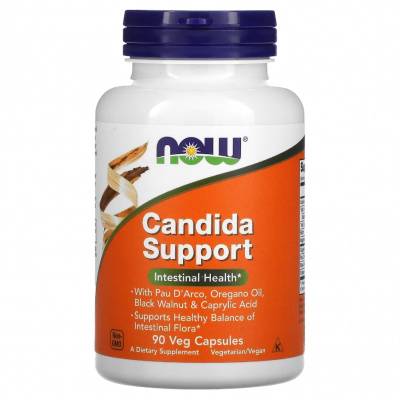 Now Foods candida support капс №90