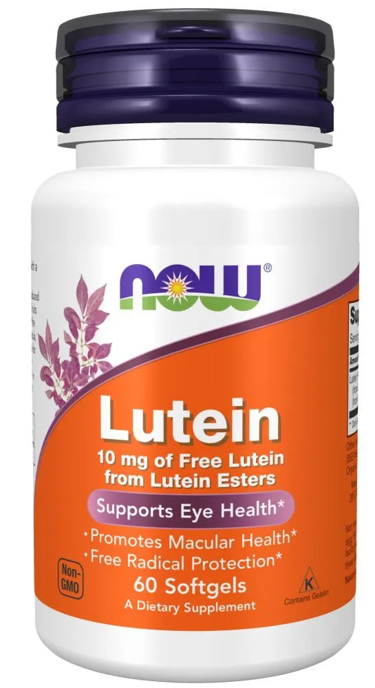 Now Foods lutein/лютеин капс 10мг №60