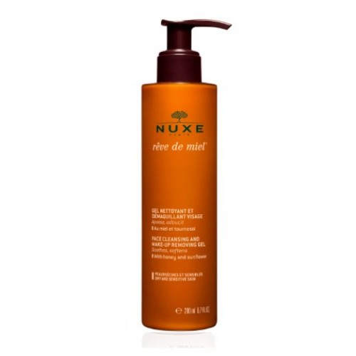 Nuxe reve de miel гель очищающий для снятия макияжа 200мл н/д