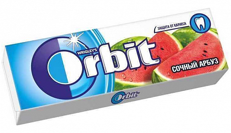 Orbit резинка жев сочный арбуз 13,6г