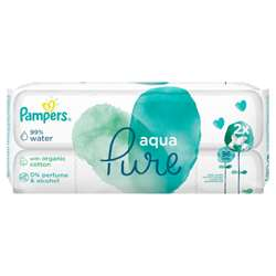Pampers aqua салфетки влажные №48х2 Pampers aqua салфетки влажные №48х2