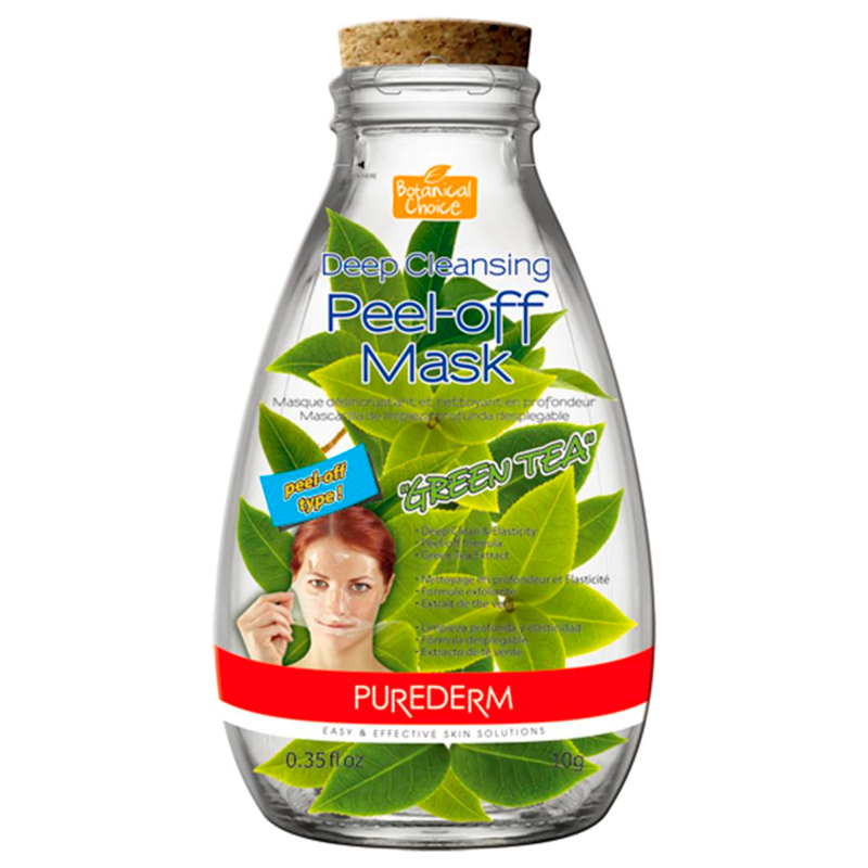 Purederm маска-пленка для лица зеленый чай