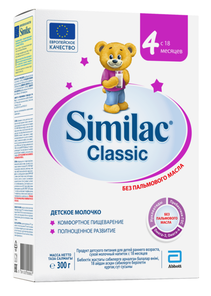 Similac gold 4 смесь детская молочная c 18мес 300г