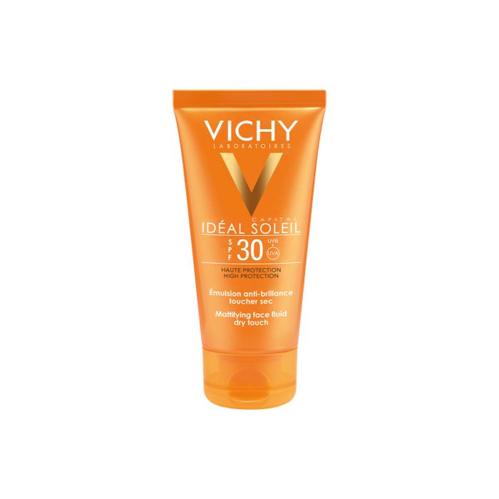 Vichy capital soleil эмульсия солнцезащитная и матирующая для загара лица SPF30 50мл