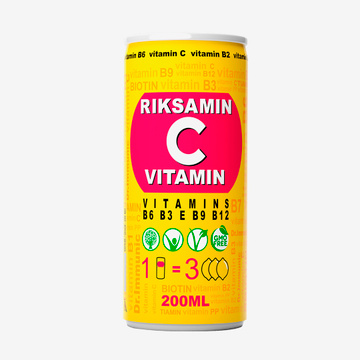 Vitamin C Riksamin напиток железная банка 200мл