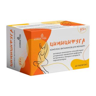 Алтайские Травы таб цимицифуга с комплексом витаминов для женщин 45+ №60