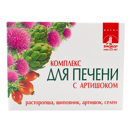 КОМПЛЕКС ДЛЯ ПЕЧЕНИ С АРТИШОКОМ БИОКОР N60 таб