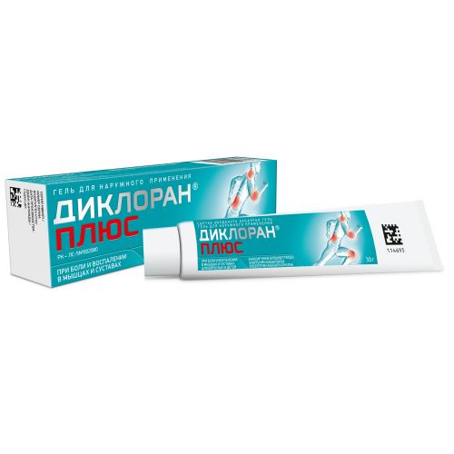 Диклоран плюс гель 30г Диклоран плюс гель 30г