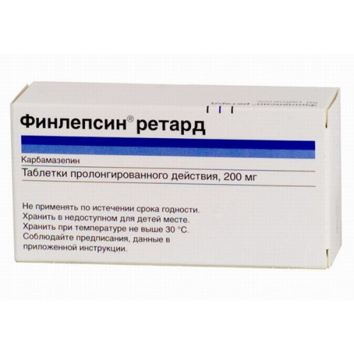 Финлепсин ретард таб 200мг №50