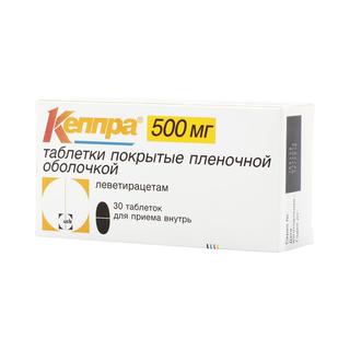 Кеппра таб 500мг №30 Кеппра таб 500мг №30