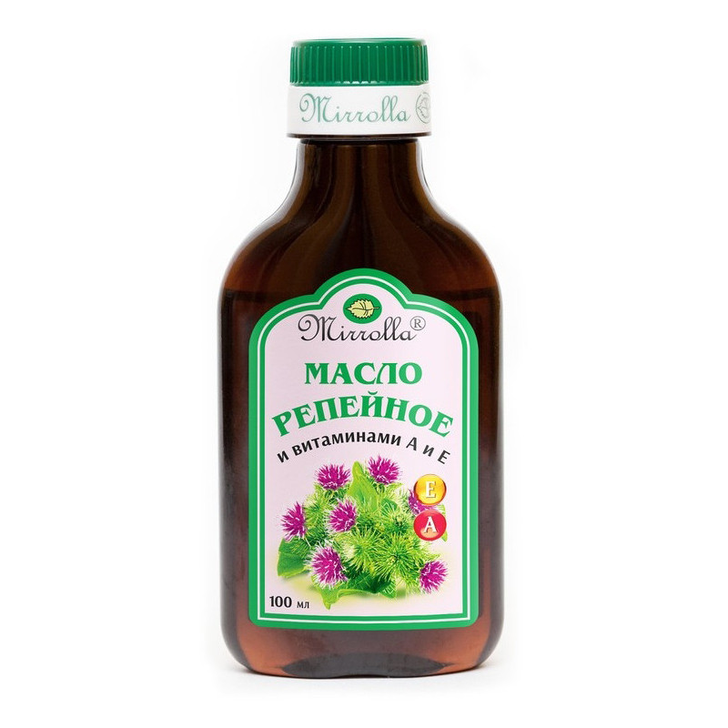 Масло репейное с вит А Е 100мл
