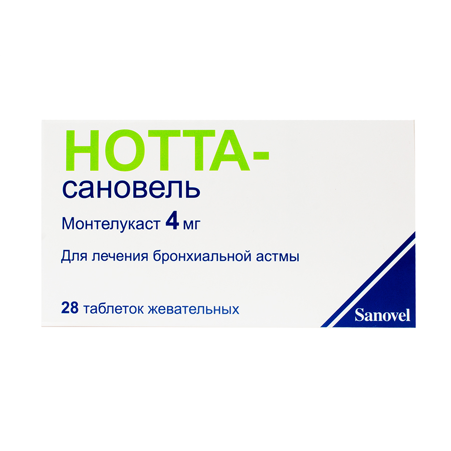 Нотта-сановель таб. 4мг №28 Нотта-сановель таб. 4мг №28