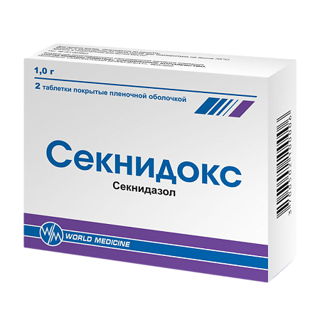 Секнидокс таб 1г №2 Секнидокс таб 1г №2