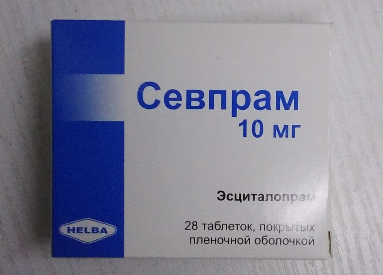 Севпрам 10мг таб п/о №28 Севпрам 10мг таб п/о №28