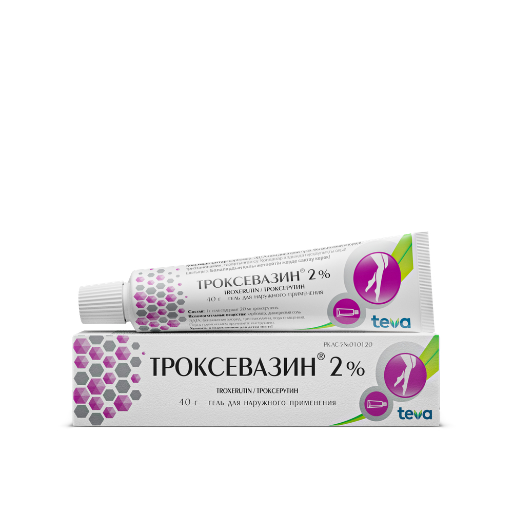 Троксевазин гель 2% 40г